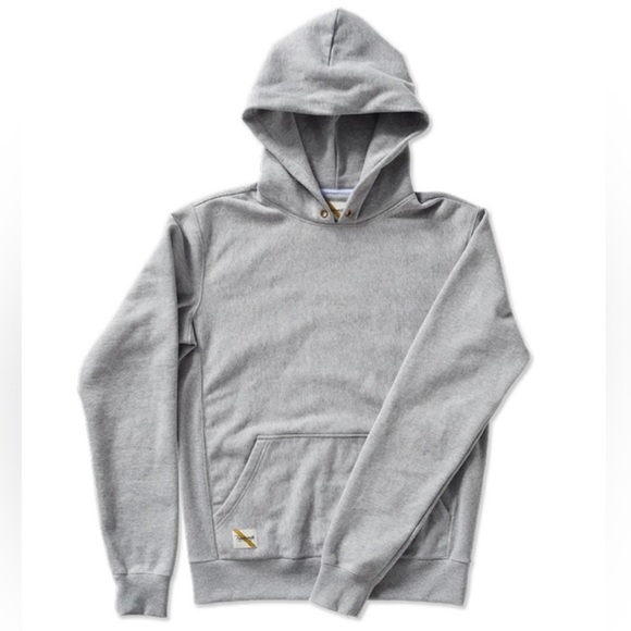 Tracksmith Tops - Tracksmith Trackhouse Hoodie Sweatshirt Heavyweight Reverse Weave Cotton Gray XS